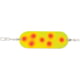 Luhr Jensen 2/0 Jensen Dodger, Chartreuse / Fire Dot, 5100-020-0054