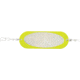 Luhr Jensen 4/0 Jensen Trout &amp; Kokanee Dodger, Chartreuse / Silver Prism-Lite, 5100-040-0158
