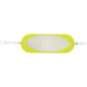 Luhr Jensen 4/0 Jensen Trout &amp; Kokanee Dodger, Chartreuse / Silver Prism-Lite, 5100-040-0158