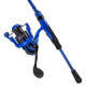 Lunkerhunt AUX Spinning Rod Combo, Blue, 7ft, SAUXCOM01