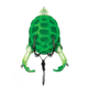 Lunkerhunt Prop Turtle Bait, Shamrock, 3.5in &amp; 3/4 oz, TURTLE01