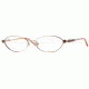 Luxottica Titanium LC1404T Eyeglasses Styles Palladium Gradient Orange Frame w/Non-Rx 51 mm Diameter Lenses, 4089-5116