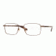 Luxottica Titanium LC 1407T Eyeglasses Styles - Dark Brown Frame w/Non-Rx 52 mm Diameter Lenses, 4060-5218