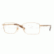 Luxottica Titanium LC 1407T Eyeglasses Styles - Gold Frame w/Non-Rx 52 mm Diameter Lenses, 00GP-5218