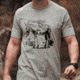 Magpul Industries Burro CVC Graphic T-Shirts - Mens, Stone Gray Heather Cotton/Polyester Short Sleeve, Medium, MAG1528-041-M