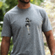 Magpul Industries Hula Girl CVC Graphic T-Shirts - Mens, Charcoal Gray Cotton/Polyester Short Sleeve, Large, MAG1117-010-L