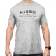 Magpul MAG1112-041-XL Go Bang Parts Stone Gray Heather Cotton/Polyester Short S
