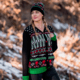 Magpul Industries Ugly Christmas Sweater Button Down, Krampus, Small, MAG1198-BLK-S