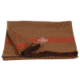 Major Surplus Swiss Style Chestnut Blanket, Brown with Red Accent Stripes, 60 in x 80 in 02-7957018000
