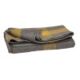 Major Surplus Vintage Blanket, Gray with Yellow Accent Stripes, 60 in x 80 in, 02-7741014000