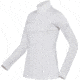 Mammut Go Warn Zip Longsleeve - Women's-Powder/Silver-X-Small