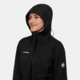 Mammut Linard Guide HS Hooded Jacket - Womens, Black, Large, 1010-30970-0001-115