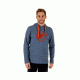 Mammut Mens Mammut Logo ML Hoody, Marine Melange-Dark Orange, XL, 1014-01381-50028-116