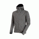 Mammut Mens Ultimate V SO Hooded Jacket, Titanium-Black, Small, 1011-00060-00008-113