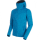 Mammut Ultimate V SO Hooded Jacket - Mens, Sapphire/Wing Teal Melange, 3XL, 1011-00061-50256-118