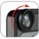 Manfrotto Klyp+ Set of 3 lenses for iPhone 5/5S - Fisheye-Portrait-1.5X-wideangle MOKLYP5S
