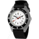 Marathon Arctic Steel Navigator W/ Date On Ballistic Nylon Watch, 12in, White, 41mm, WW194013SS-0502