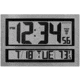 Marathon Clock Jumbo LCD Atomic Wall Clock, Silver, 16.7 x 1.9 x 10.6, CL030025-SV-00-G