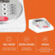 Marathon Direct Entry Digital Timer, White, TI030018-WH