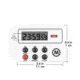 Marathon 24 Hour Compact Digital Timer, White, TI080004-WH