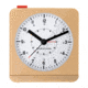 Marathon Analog Desk Alarm Clock w/Auto-Night Light, Gold, CL030053-GD-WH-NA