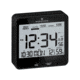 Marathon Atomic Desk Clock w/Backlight, Heat and Comfort Index, Black, CL030054-BK-00-NA