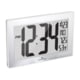 Marathon Atomic Digital Wall Clock, White, 9.5in x 1in x 6in, CL030068-WH-SS-NA