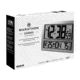 Marathon Commercial Grade Jumbo Atomic Wall Clock w/6 Time Zones, Silver, CL030025-SV-00-NA