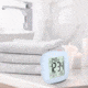 Marathon Compact Alarm Clock w/Temperature and Date, Blue, CL030058-BL-00-NA