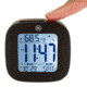 Marathon Compact Alarm Clock w/Temperature and Date, Black, CL030058-BK-00-NA