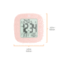 Marathon Compact Alarm Clock w/Temperature and Date, Pink, CL030058-PI-00-NA
