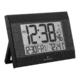 Marathon Digital Wall Clock w/Auto-Night Light, Black CL030052BK