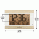 Marathon Digital Wall Clock w/Auto-Night Light, White CL030052WH