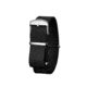 Marathon Leather Nato Watch Strap, 20mm, Black, WS-LDS-BKSS-20-11