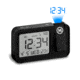Marathon Projection Wall Clock, Black, 5.75in x 1in x 3.5in, CL030086-BK-BL-NA