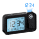 Marathon Projection Wall Clock, Black, 5.75in x 1in x 3.5in, CL030086-BK-BL-NA