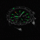 Marathon Search and Rescue Pilots Automatic Chronograph Wristwatch, CSAR, Black, NSN 6645-01-544-0408, WW194014SS-0130