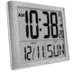 Marathon Super-Jumbo Atomic Digital Wall Clock w/7 inch Digits, Graphite Gray CL030061GG