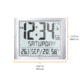 Marathon Super Jumbo Atomic Wall Clock with Full Date display and 7 Time Zones, Classic Black, LARGE, CL030061-GG-FD-NA
