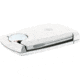 Marathon Travel Alarm Clock w/ Calendar and Temperature, White, 2.5in x .5in x 3in, CL030023-WH-SV-NA