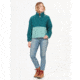 Marmot Aros Fleece 1/2 Zip - Womens, Dark Jungle/Blue Agave, Large, M14978-22500-L