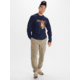 Marmot Backcountry Marty Long Sleeve Tee - Mens, Arctic Navy, Medium, M14673-2975-M