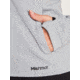 Marmot Zenyatta 1/2 Zip Hoodie - Womens, Sleet, Small, 84620-504-S