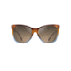 Maui Jim Alekona Polarized Cat Eye Sunglasses - Women's, Caramel with Blue Frame, HCL Bronze Lens, Caramel with Blue HS793-18B
