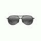 Maui Jim Alelele Bridge Aviators  Sunglasses,Gloss Black,Neutral Grey Lens 438-02