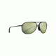 Maui Jim Alelele Bridge Aviators  Sunglasses,Matte Black,Maui HT Lens HT438-2M
