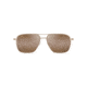 Maui Jim Beaches Polarized Aviator Sunglasses, Satin Gold Frame, HCL Bronze Lens, Satin Gold H541-16A
