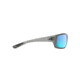 Maui Jim Big Wave Wrap  Sunglasses,Translucent Matte Grey,Blue Hawaii Lens B440-11M