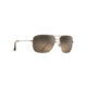 Maui Jim Cook Pines Polarized Aviator  Sunglasses,Gold,HCL Bronze Lens HS774-16