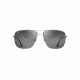 Maui Jim Cook Pines Polarized Aviator  Sunglasses,Silver,Neutral Grey Lens GS774-17
